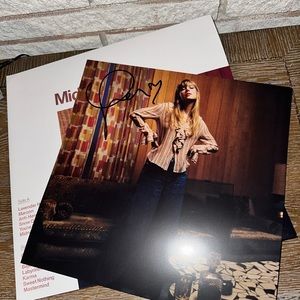Taylor swift midnights blood moon signed vinyl